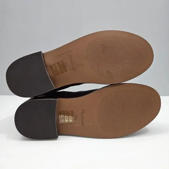 NEW Madewell The Benning Chelsea Ankle Bootie Size 8.5 Cinnamon Brown Leather - Picture 11 of 13